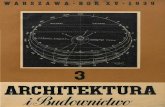 Architektura i budownictwo Nr 3/1939