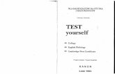 Test Yourself - Dla Kandydatów Na Studia i Maturzystów
