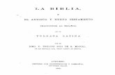 La Biblia Vulgata Latina en Espanol
