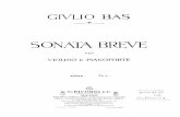 Sonata Breve Giulio Bas