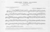 Prelude, Fugue & Allegro BWV 998 (Scheit. K) - J.S. Bach