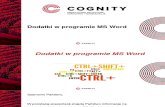 Cognity Kurs Word - dodatki w programie MS Word.pptx