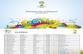 Skarb Kibica Mistrzostwa Świata Mundial Brazylia 2014 Oficjalne Składy(1)