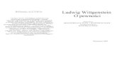 Ludwig Wittgenstein - O Pewności
