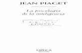 La Psicologia de La Inteligenci - Jean Piaget
