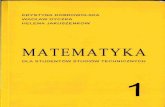Matematyka 1 - Dobrowolska, Dyczka, Jakuszenkow