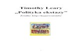 Timothy Leary - Polityka Ekstazy