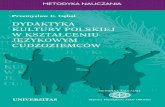 Dydaktyka kultury polskiej w kształceniu językowym - ebook