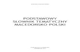 Dariusz Sieczkowski - Podstawowy słownik tematyczny macedonsko-polski