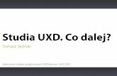 Studia UXD Katowice - Wykład końcowy