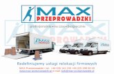 MAX-Przeprowadzki Warszawa / MAX-Removals Warsaw