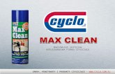 Cyclo max clean maksymalnie skuteczna wielozadaniowa pianka czyszczaca