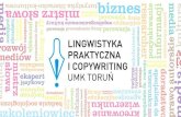 Lingwistyka praktyczna i copywriting - prezentacja kierunku 01