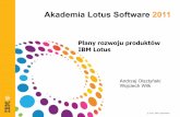 Plany rozwoju produktów IBM Lotus video
