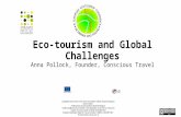 Ecotourism and Global Challenges -Presentation to European Ecotourism Conference, Poland. April 2015