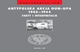 Antypolska Akcja OUN-UPA 1943-44. Fakty i Interpretacje