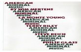 American Minimal Music, By Wim Mertens