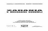 Zadania z Mechaniki Budowli-I. Lubowiecka, M. Skowronek