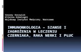 Cezary Szczylik Klinika Onkologii Wojskowy Instytut Medyczny. Warszawa.