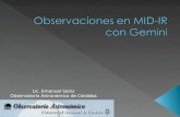 Lic. Emanuel Sainz Observatorio Astronómico de Córdoba.