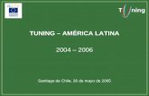 TUNING – AMÉRICA LATINA 2004 – 2006 Santiago de Chile, 26 de mayo de 2005.