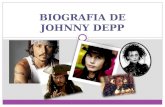 BIOGRAFIA DE JOHNNY DEPP. VIDA PERSONAL Johnny Depp nació en Owensboro, Kentucky, hijo de la camarera Betty Sue Palmer —cuyo apellido de soltera era Wells—