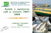 Rynek i spożycie ryb w latach 2007-2008