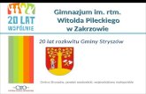 Gimnazjum im. rtm.  Witolda Pileckiego w Zakrzowie