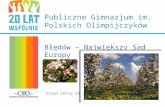 Publiczne Gimnazjum im. Polskich Olimpijczyków