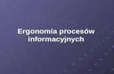Ergonomia procesów informacyjnych