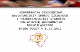 Współzawodnictwo szkół i powiatów województwa dolnośląskiego