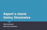 Raport o stanie  Gminy Stoszowice