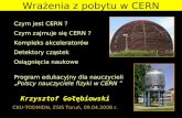 Wrażenia z pobytu w CERN