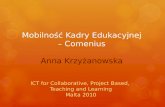 Mobilność Kadry Edukacyjnej – Comenius Anna Krzyżanowska