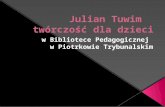 Julian Tuwim   twórczość dla dzieci
