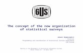 The concept of the new organization of statistical surveys