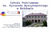 Szkoła Podstawowa  im. Ryszarda Wyrzykowskiego w Bełdowie