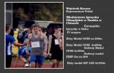 Marcin Senk Srebrny medal MPJ na 200m IX m-ce HMPJ na 60mppł