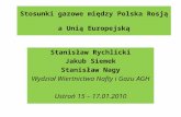 Stosunki gazowe między Polska Rosją  a Unią Europejską