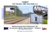 Modernizacja linii kolejowej E 20  na odcinku Mińsk Mazowiecki – Siedlce ISPA 2000/PL/16/P/PT/002