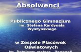 Absolwenci  Publicznego Gimnazjum im. Stefana Kardynała Wyszyńskiego