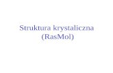 Struktura krystaliczna  (RasMol)