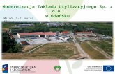 Modernizacja Zakładu Utylizacyjnego Sp. z o.o. w  Gdańsku