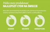 Sezon na fali cydru W perspektywie 3-5 lat  sprzedaż cydru w Polsce  ma szansę osiągnąć poziom