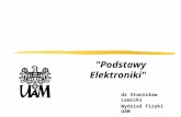 dr Stanisław Lewicki Wydział Fizyki UAM