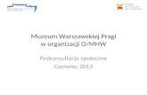 Muzeum Warszawskiej Pragi w organizacji O/MHW