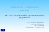 Dr inż. Agnieszka Romanowicz European Commission DG Environment Unit Agriculture, Forests and Soil