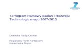 7.Program Ramowy Badań i Rozwoju Technologicznego 2007-2013