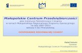 Małopolskie Centrum Przedsiębiorczości jako Instytucja Pośrednicząca II stopnia