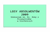 LOSY ABSOLWENTÓW  2009 Gimnazjum im. Ks. Anny z  Przemyślidów w Siechnicach